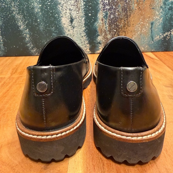 ECCO Incise Tailored Loafers - Black Leather - Picture 4 of 13